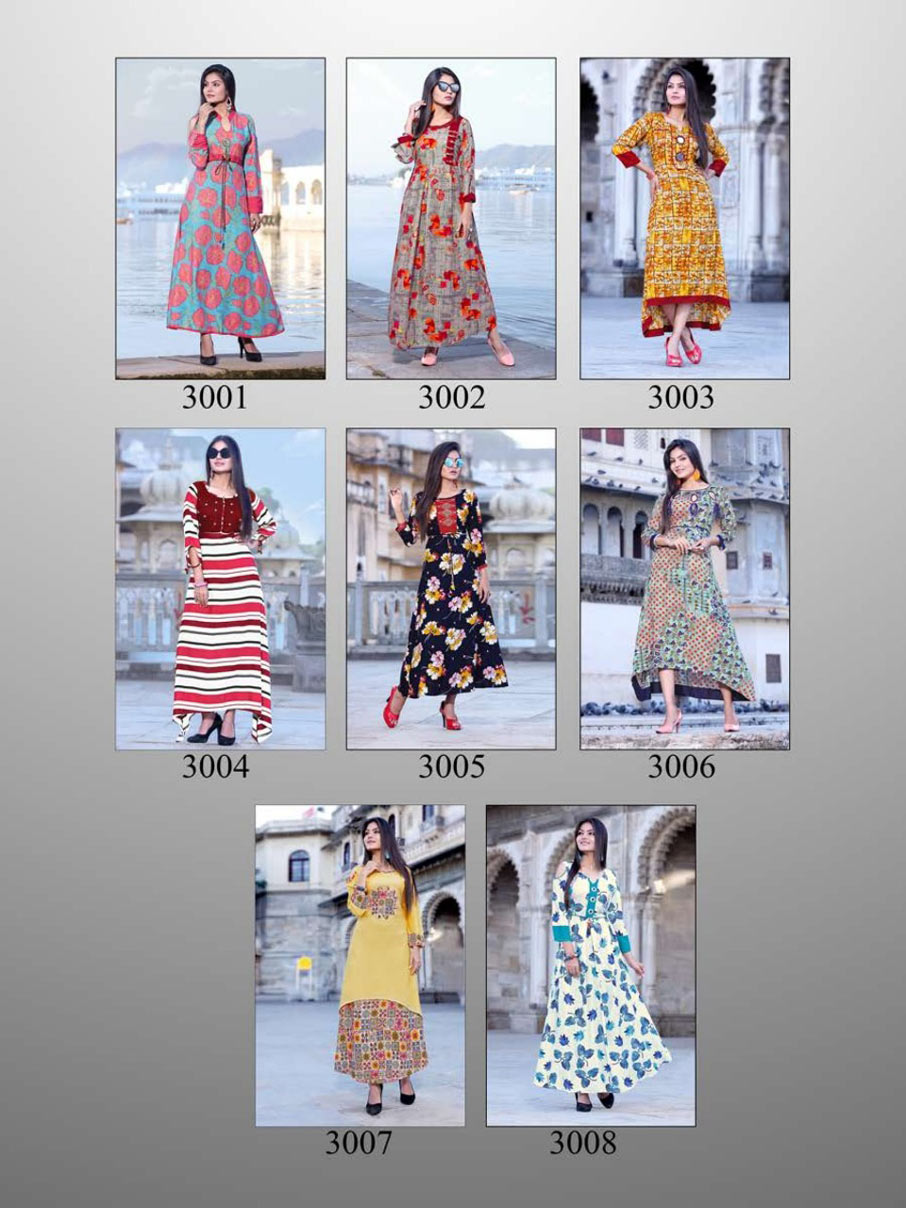 Luxus Beauty Vol-3 Aliksha Rayon Print Kurti Traders Luxus Beauty Vol-3 Aliksha Rayon Print Kurti Traders
